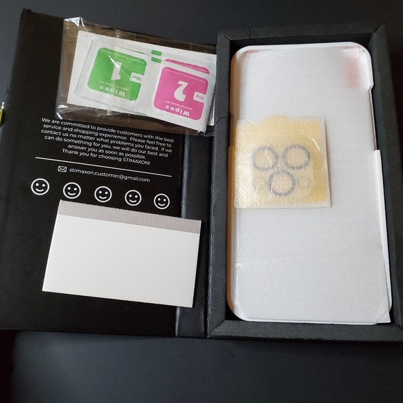 iPhone12 Pro Screen Protector (2) and Camera Lens Protector (1) STIMAXON - Picture 1 of 6